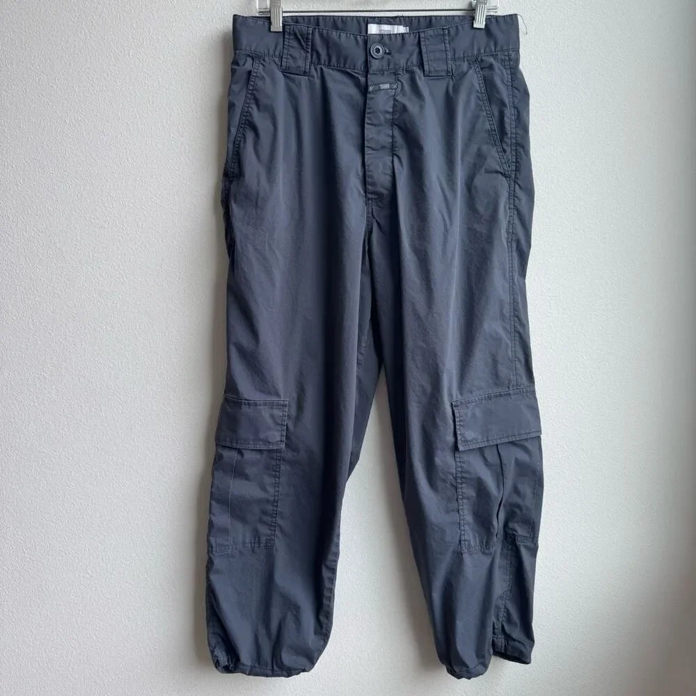 CLOSED Germany Men’s Colombo Cargo Blue Slate Casual Utility Pants Size 30